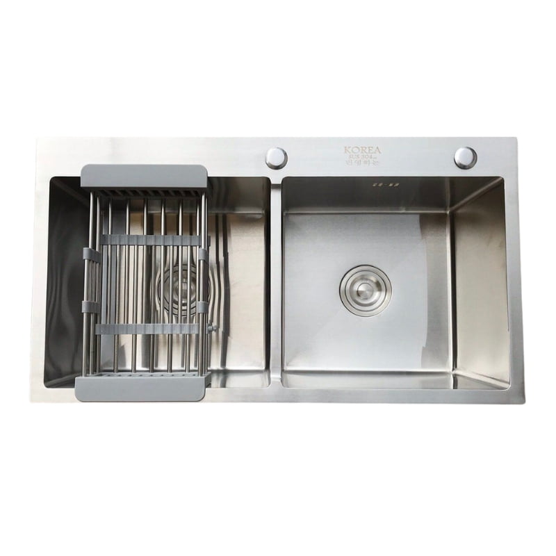 Chậu 2 Hố KOREA KB-8245 Kích Thước 8245 Inox 304: Lựa Chọn Hoàn Hảo Cho Bếp Nhà Bạn