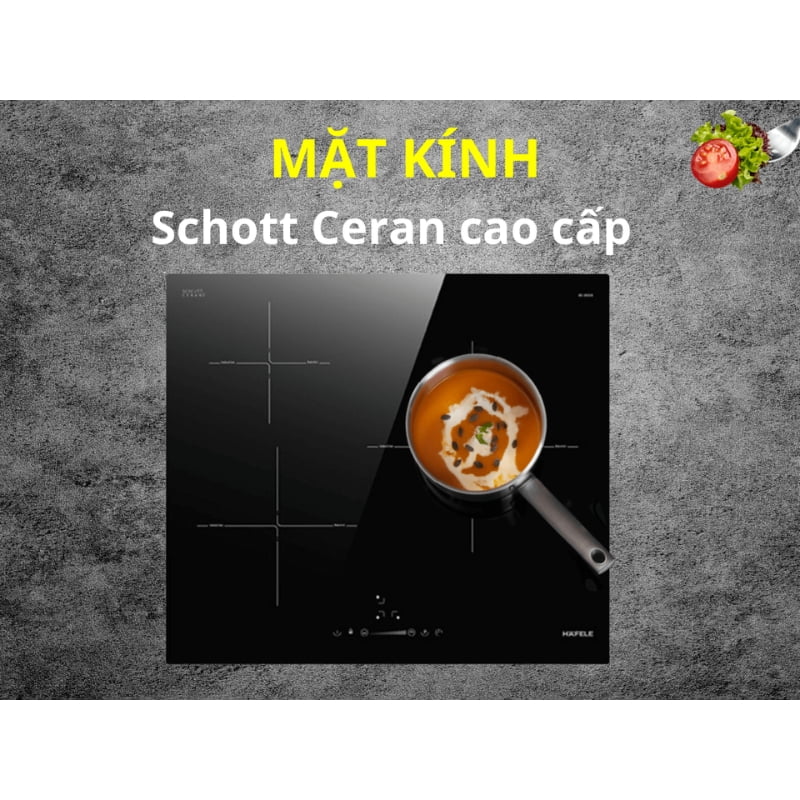 Alternative view of Bếp Từ 3 Vùng Nấu HC-I603B Hafele 536.61.791- Thiết kế vuông, công suất cao