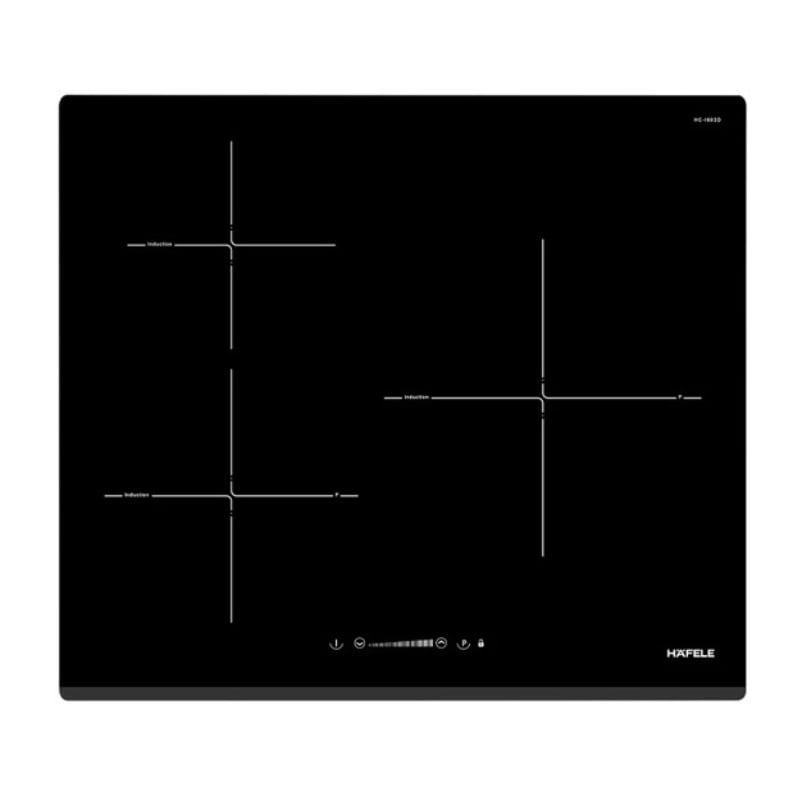 Bếp Từ 3 Vùng Nấu HC-I603D Hafele 536.61.631 - Thiết kế vuông,kính cường lực Schott Ceran