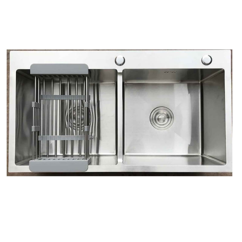 Chậu Rửa Bát 2 Hố KOREA KB-7843 Inox304 Dày Dặn: Tiện Ích và Chất Lượng Hàng Đầu