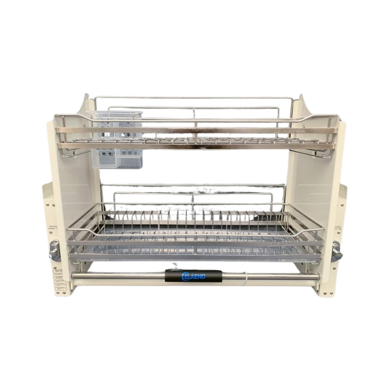 Gía bát nâng hạ di động cao cấp inox304- Bảo hành vĩnh viễn phần inox có giỏ đũa