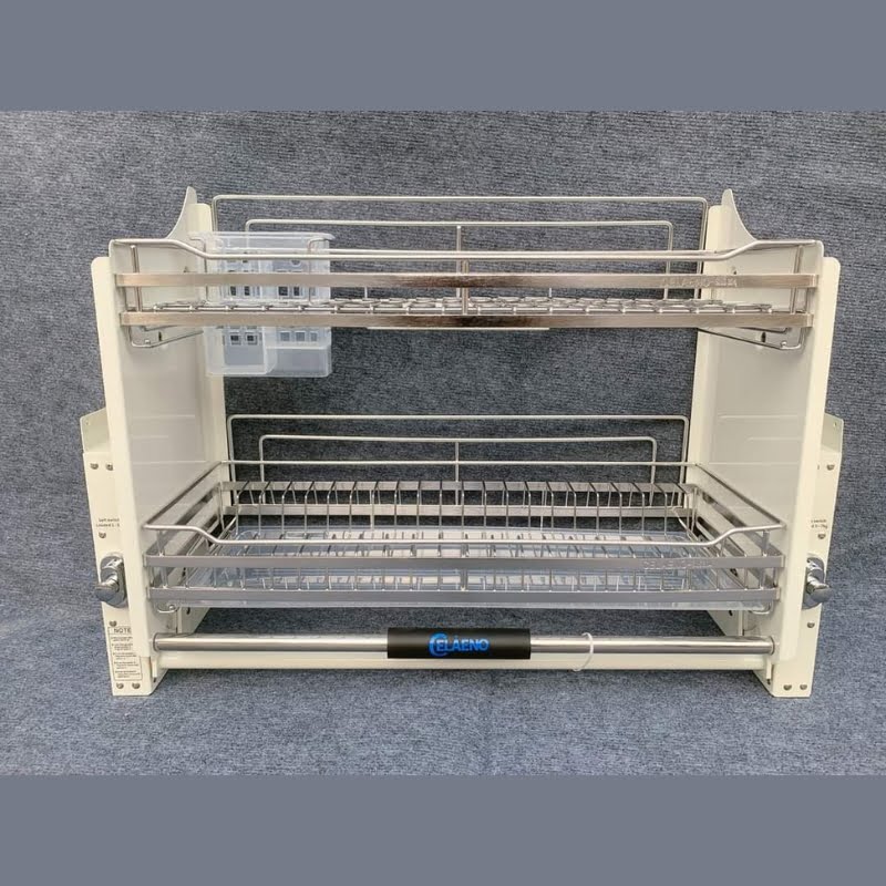 Alternative view of Gía bát nâng hạ di động cao cấp inox304- Bảo hành vĩnh viễn phần inox có giỏ đũa