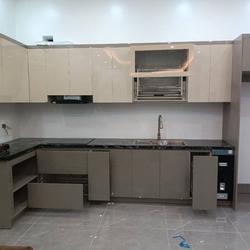 Gía bát nâng hạ di động cao cấp inox304- Bảo hành vĩnh viễn phần inox có giỏ đũa - Ảnh 3