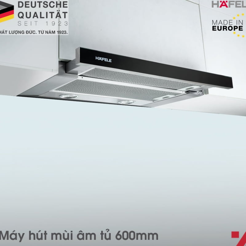 Máy Hút Mùi HH-TG60E Hafele 539.81.073 - công suất cao 950m3/h