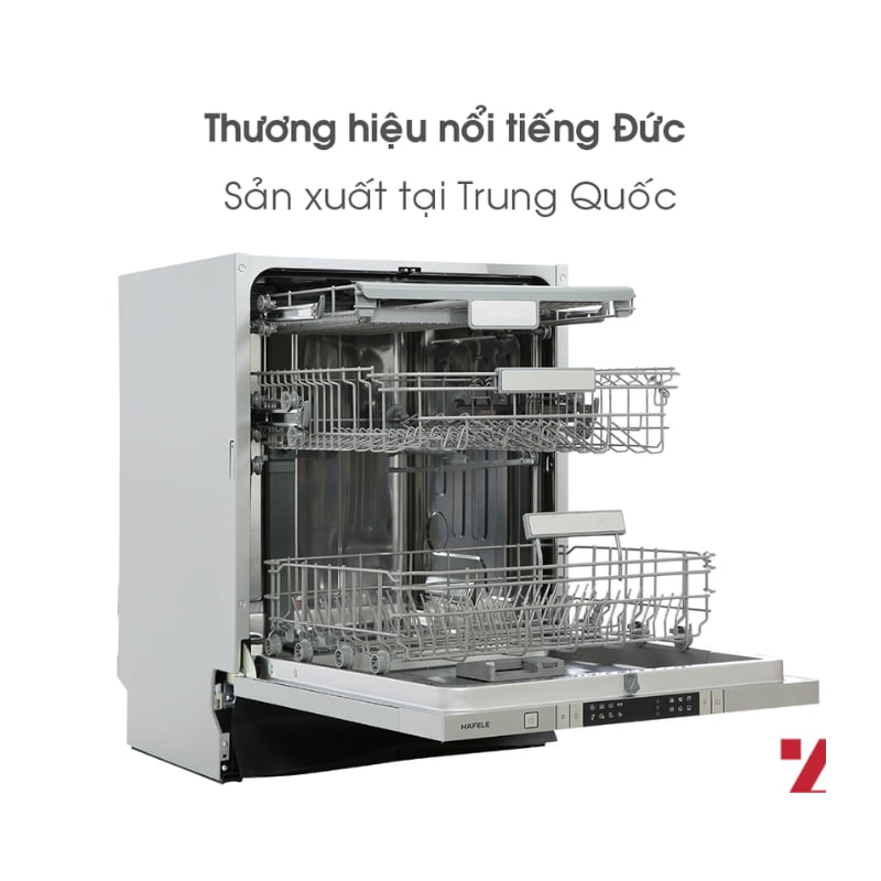 Alternative view of Máy Rửa Chén Âm Bán Phần HDW-SI60AB Hafele 538.21.320 - 14 bộ Châu Âu