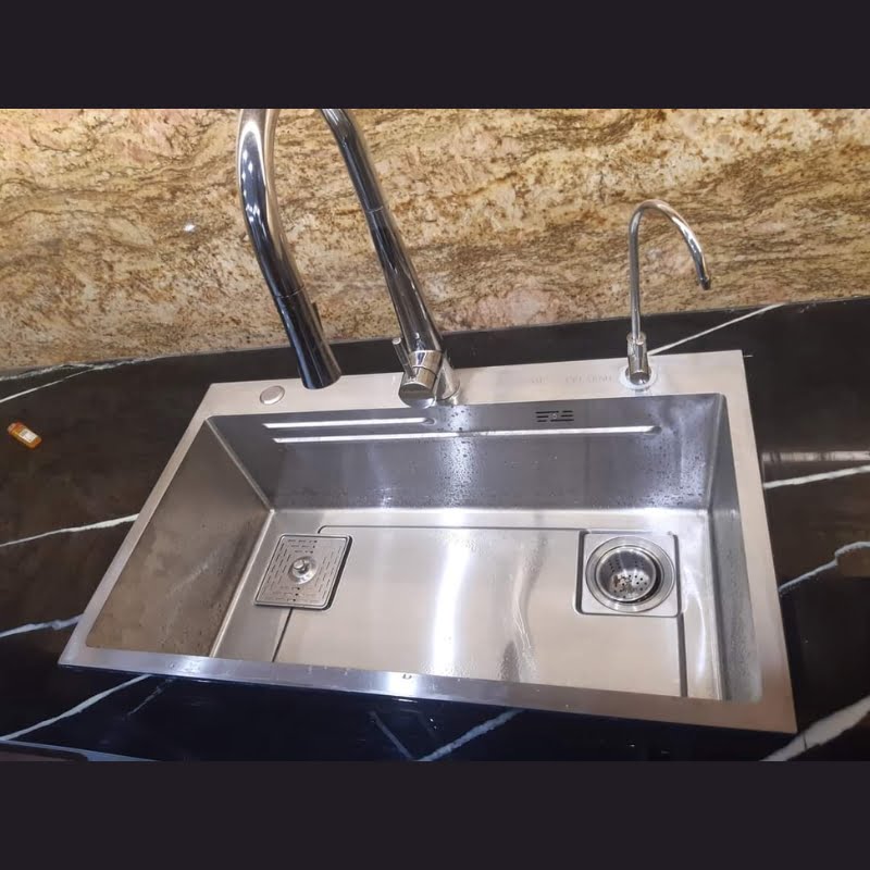 Vòi rửa bát dạng rút- chất liệu lõi đồng cao cấp - Ảnh 3