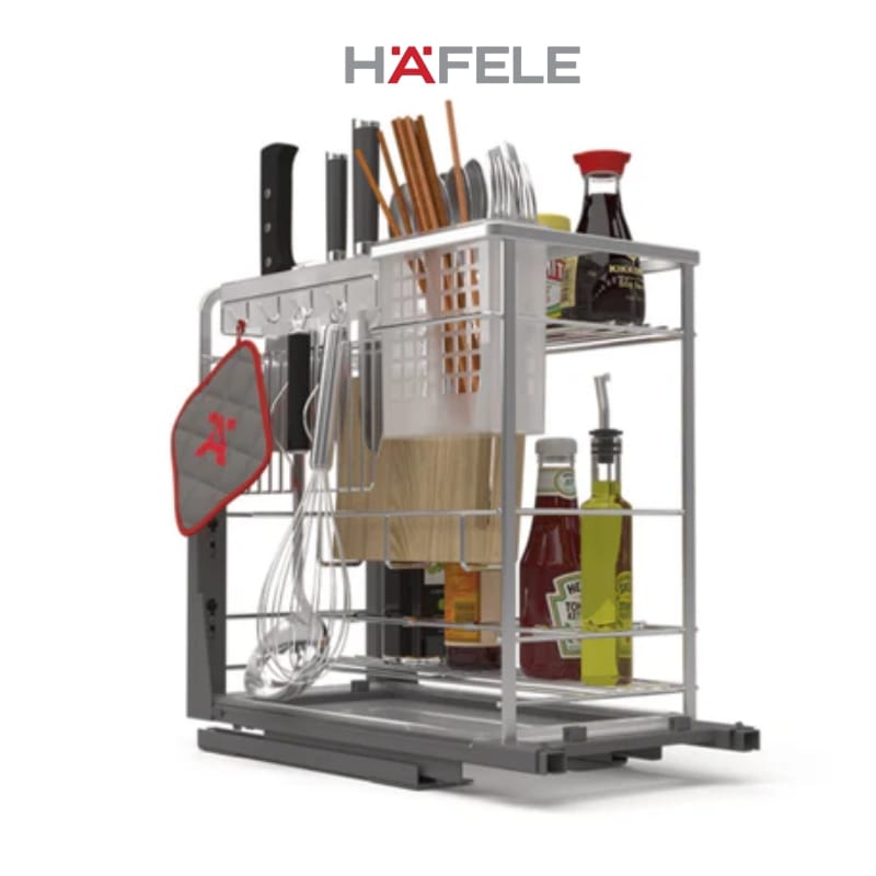 Bộ rổ dao thớt gia vị Hafele - Sonata ( có kèm khay đũa )