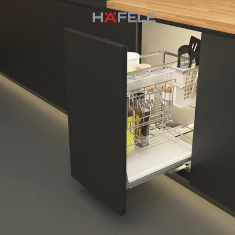 Alternative view of Bộ rổ dao thớt gia vị Hafele - Sonata ( có kèm khay đũa )