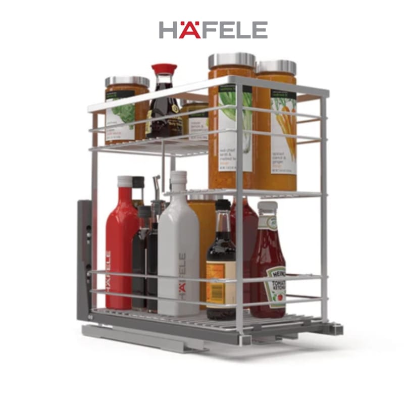 Bộ rổ gia vị Hafele - Sonata đầy đủ kích thước