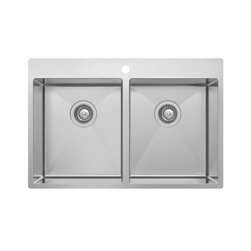 CHẬU RỬA BÁT HAFELE VALERIAN HS-SD8851 567.20.537 - Chậu 2 hố inox304