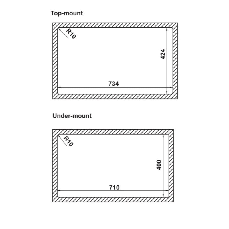 CHẬU RỬA ĐƠN HAFELE HS21-SSD1S60 567.94.010 - Chậu inox có bàn chờ - Ảnh 3