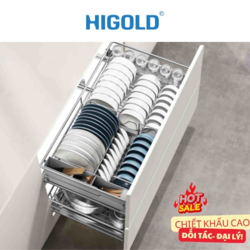 Gía xoong nồi bát đĩa HIGOLD 303403- Martin hiện đại sắp xếp theo ý - Ảnh 6