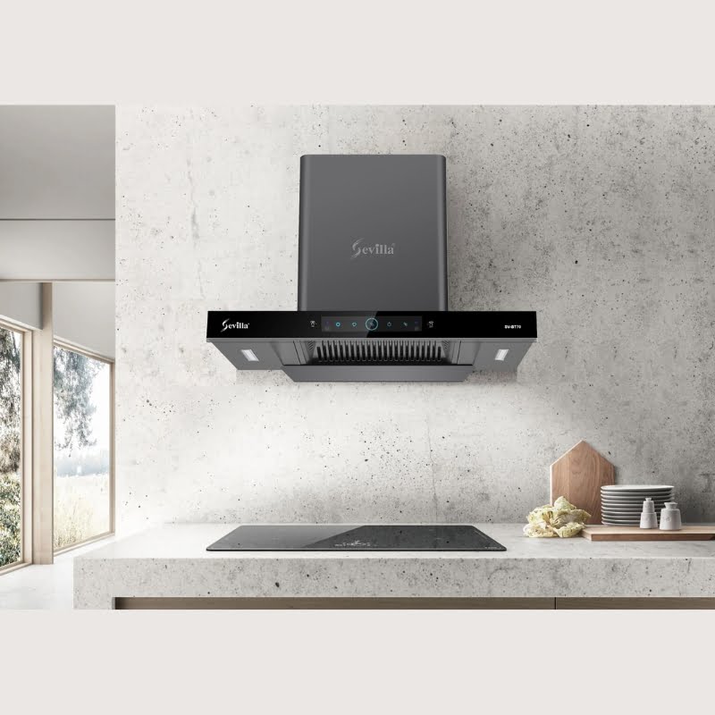 Hút mùi chữ T Sevilla SV-BT70 - kiểu dáng hiện đại, bảo hành 3 năm - Ảnh 4