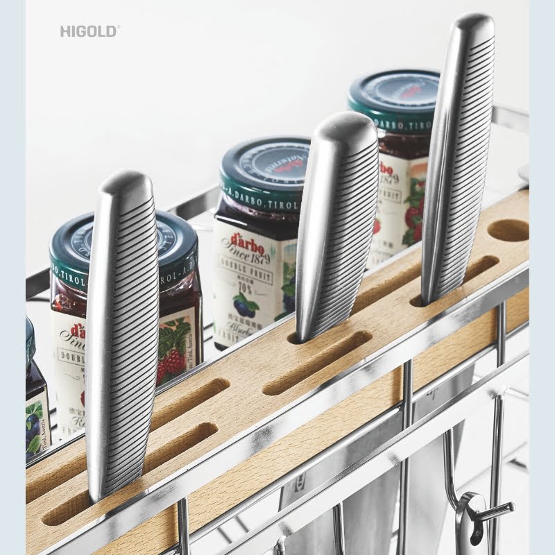 Kệ dao thớt gia vị Diamond – inox304 HIGOLD cao cấp - Ảnh 3