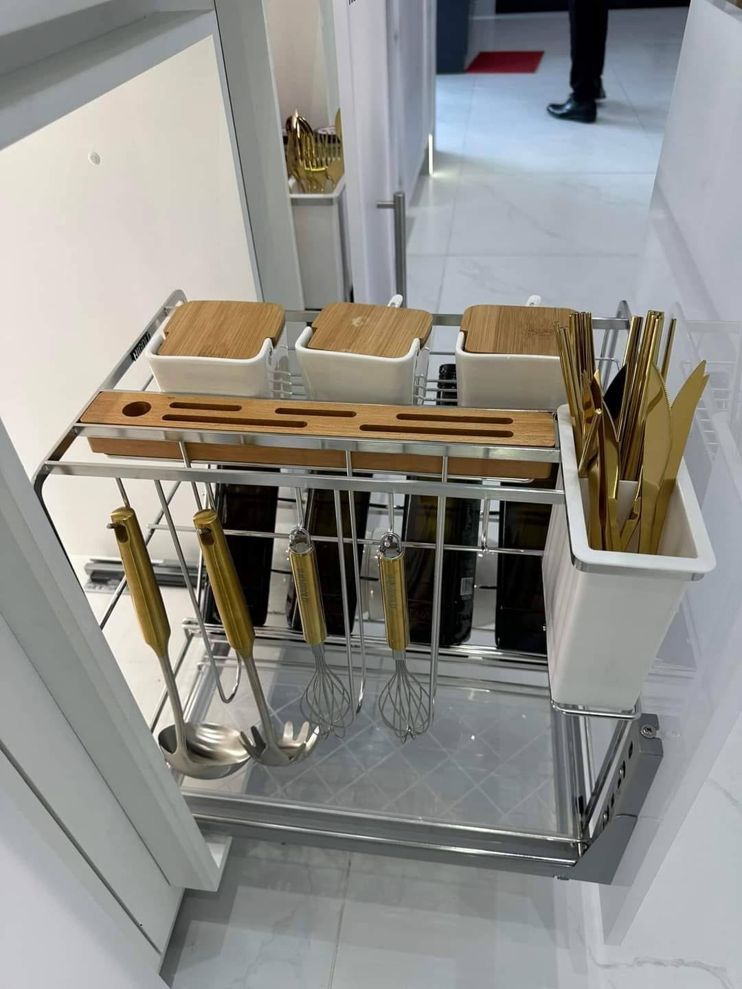 Kệ dao thớt gia vị Diamond – inox304 HIGOLD cao cấp - Ảnh 4