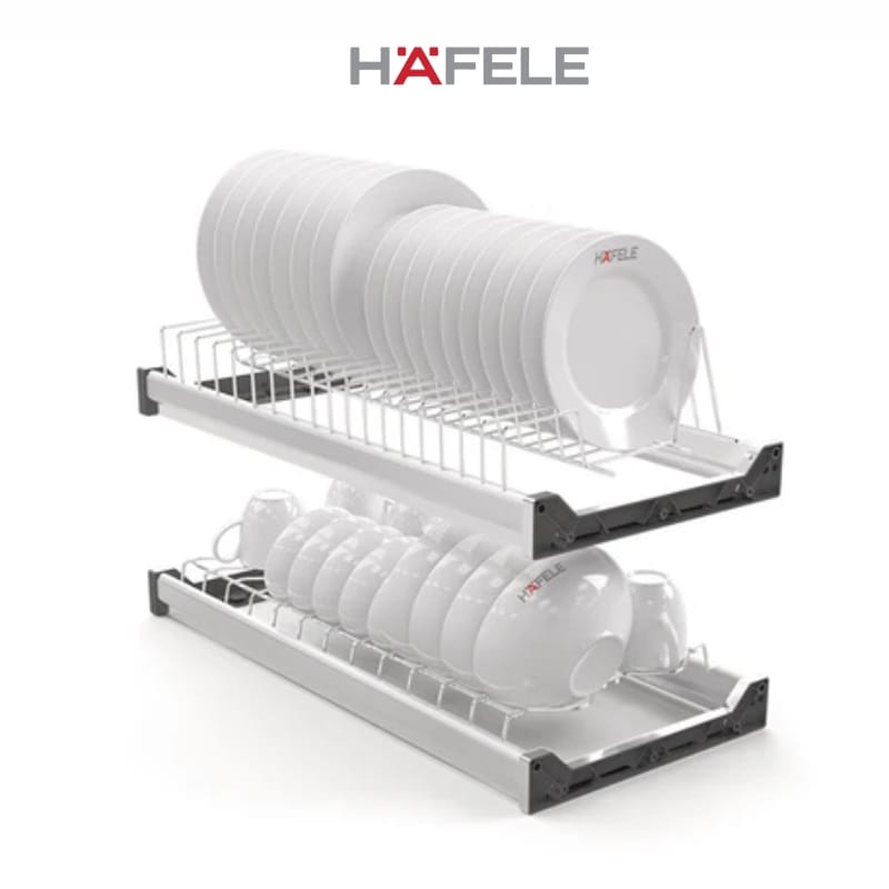 Rổ bát đĩa Hafele 544.40.011 PRESTO khung nhôm cao cấp