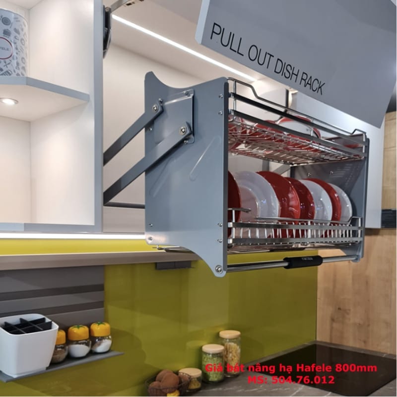Rổ chén đĩa Hafele 504.76.012 với thiết kế lưới tròn LENTO cao cấp