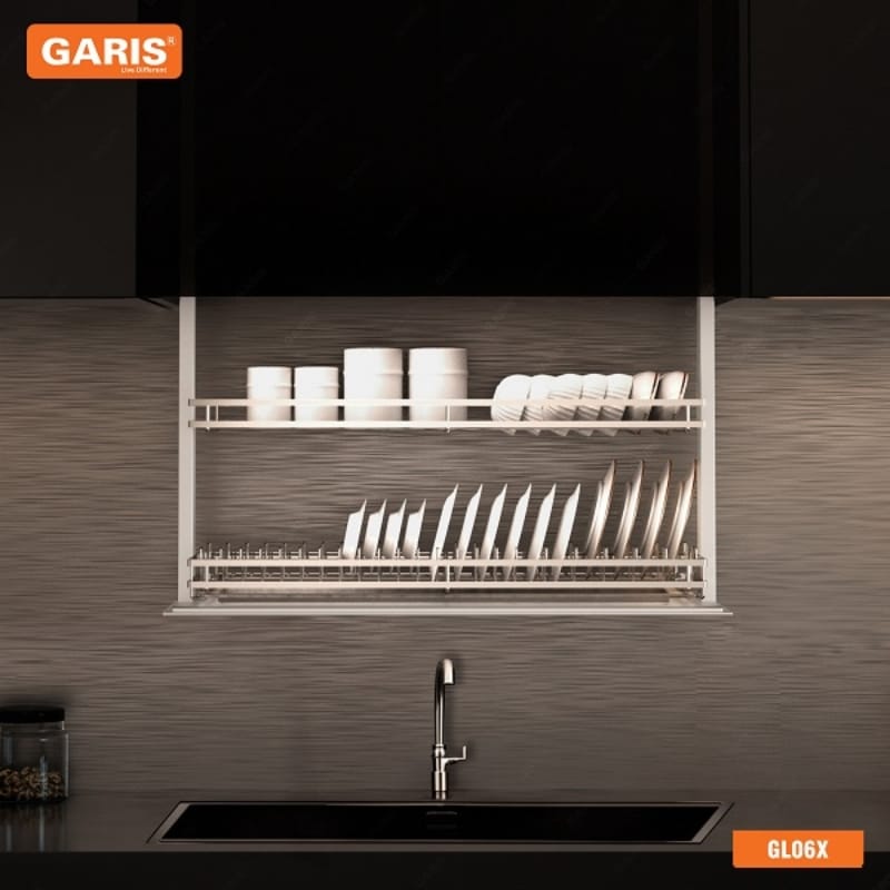 Alternative view of Giá bát đĩa nâng hạ điện Garis cao cấp GL06X - Kiểu dáng hiện đại