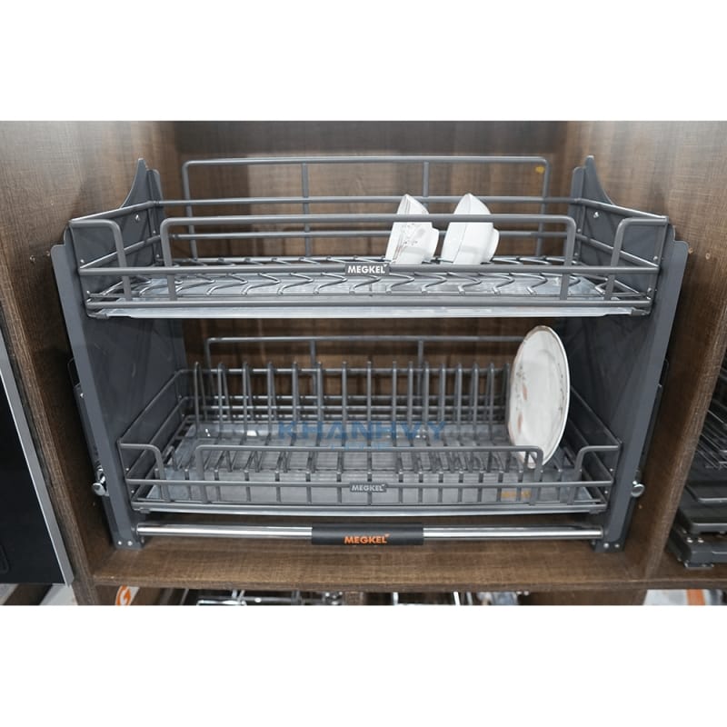 Alternative view of Giá bát đĩa nâng hạ Garis ML06N - tạo hình quả trám (oval)