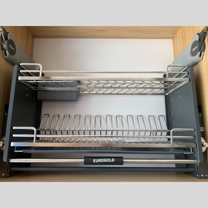 Alternative view of Giá bát đĩa nâng hạ inox 304 nan Oval EPV9080Pro/EPO9380 – Eurogold