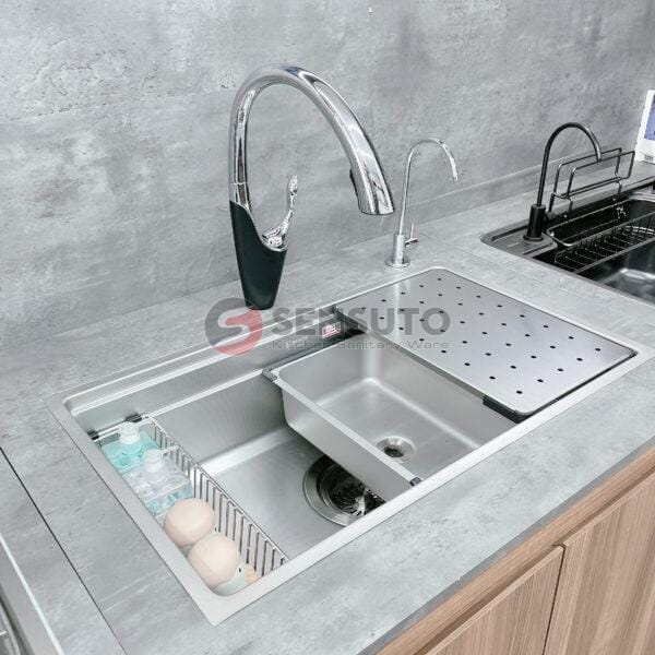 Chậu 1 hố SENSUTO KT 7045 Chống xước - Ảnh 4