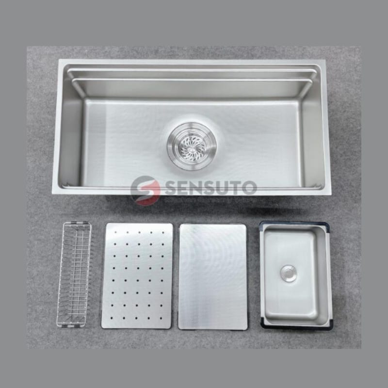 Chậu rửa bát chống xước 1 hố SENSUTO S7645TSA/S8645TSA - Ảnh 4