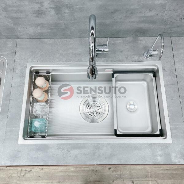 Alternative view of Chậu rửa bát chống xước 1 hố SENSUTO S7645TSA/S8645TSA