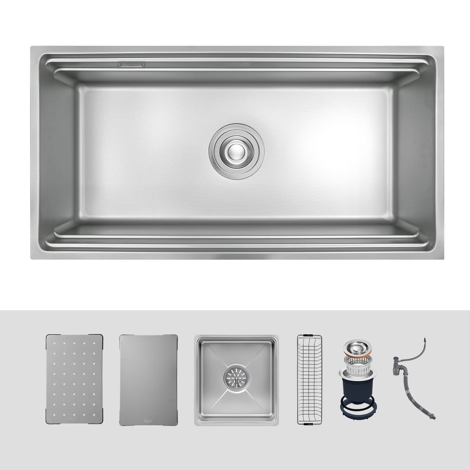 Chậu rửa bát 1 hố Kluger KWU8161FS – S76 Plus