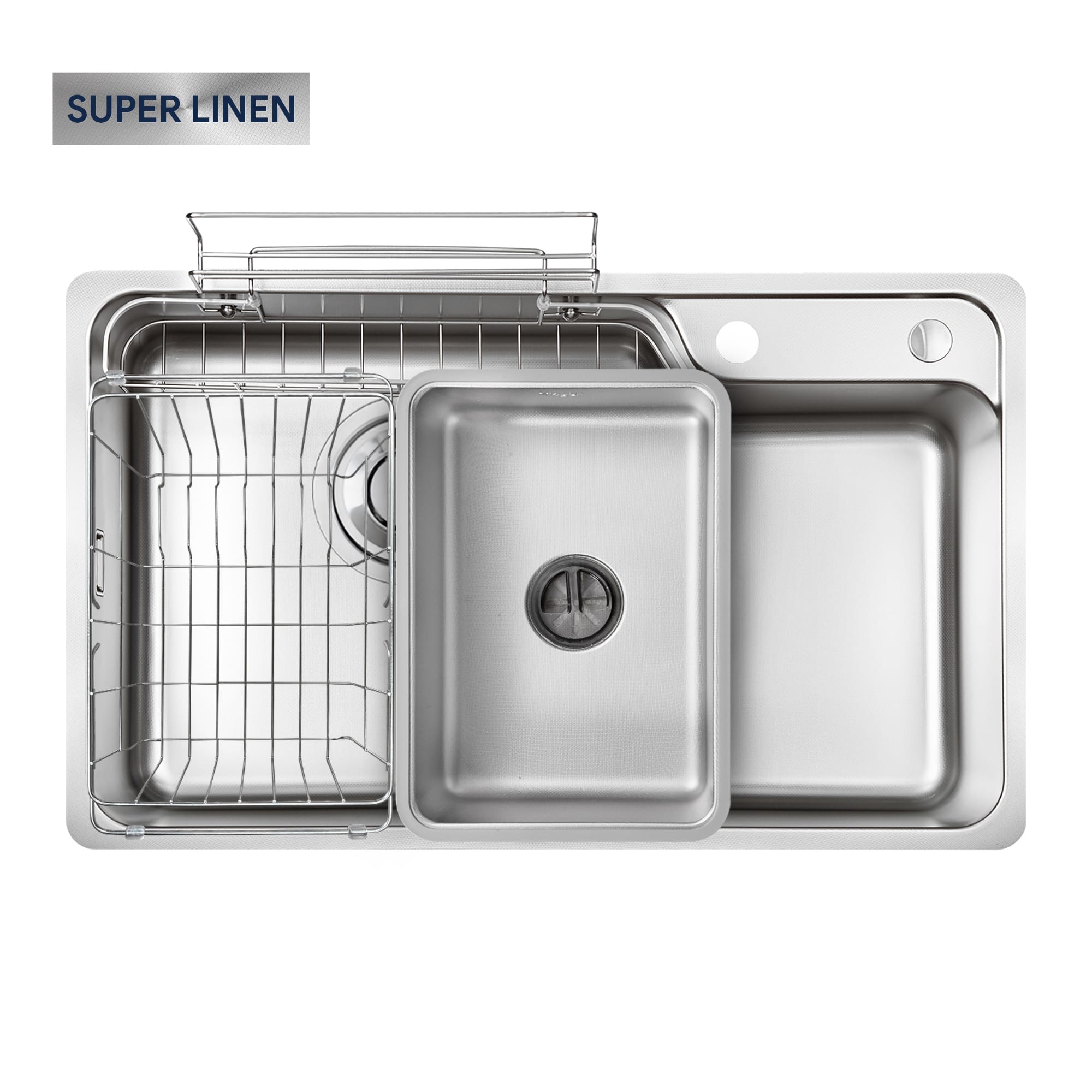 Chậu rửa bát Kluger KH8048FS – S80 Tặng Vòi rút