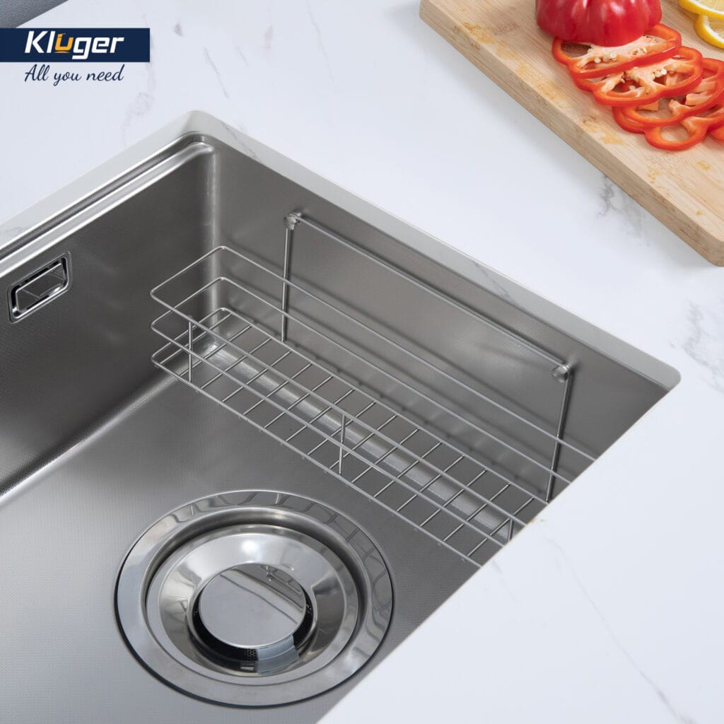 Chậu rửa bát Kluger KY8045SL - Có Combo tặng vòi rút - Ảnh 4