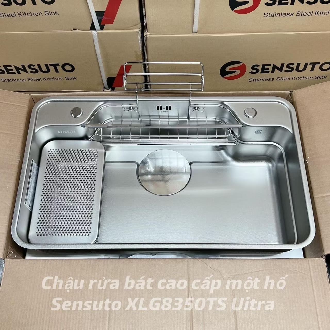 Sensuto chậu 1 hố XLG8350TS Ultra ( inox sần chống xước ) - Ảnh 3