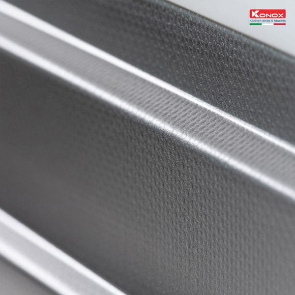 Chậu rửa bát chống xước KONOX KN8644SU/KN7644SU Dekor+ Vòi rút - Ảnh 8