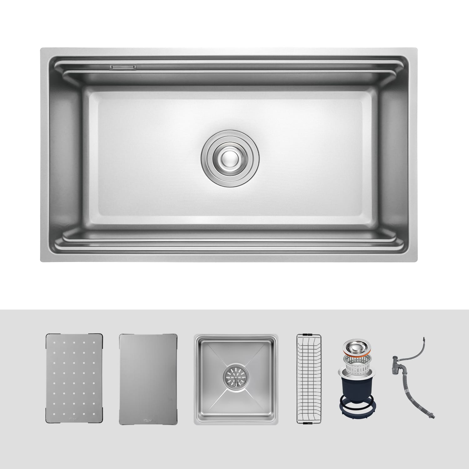 Chậu rửa bát 1 hố Kluger KWU8161FS – S76 Plus - Ảnh 5