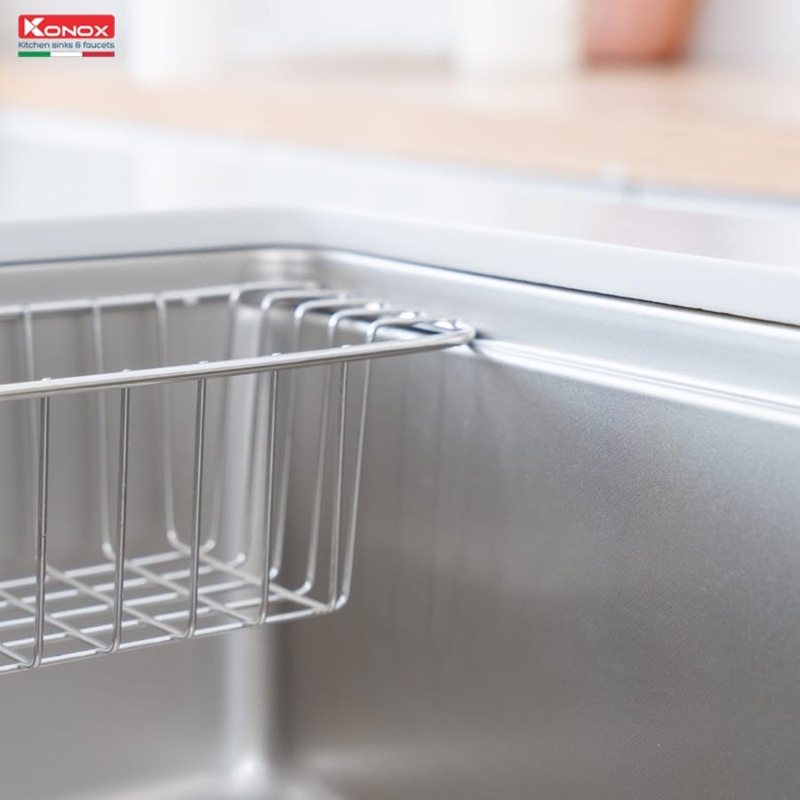 Chậu rửa bát chống xước phong cách Nhật TARI 7648SR - Ảnh 7