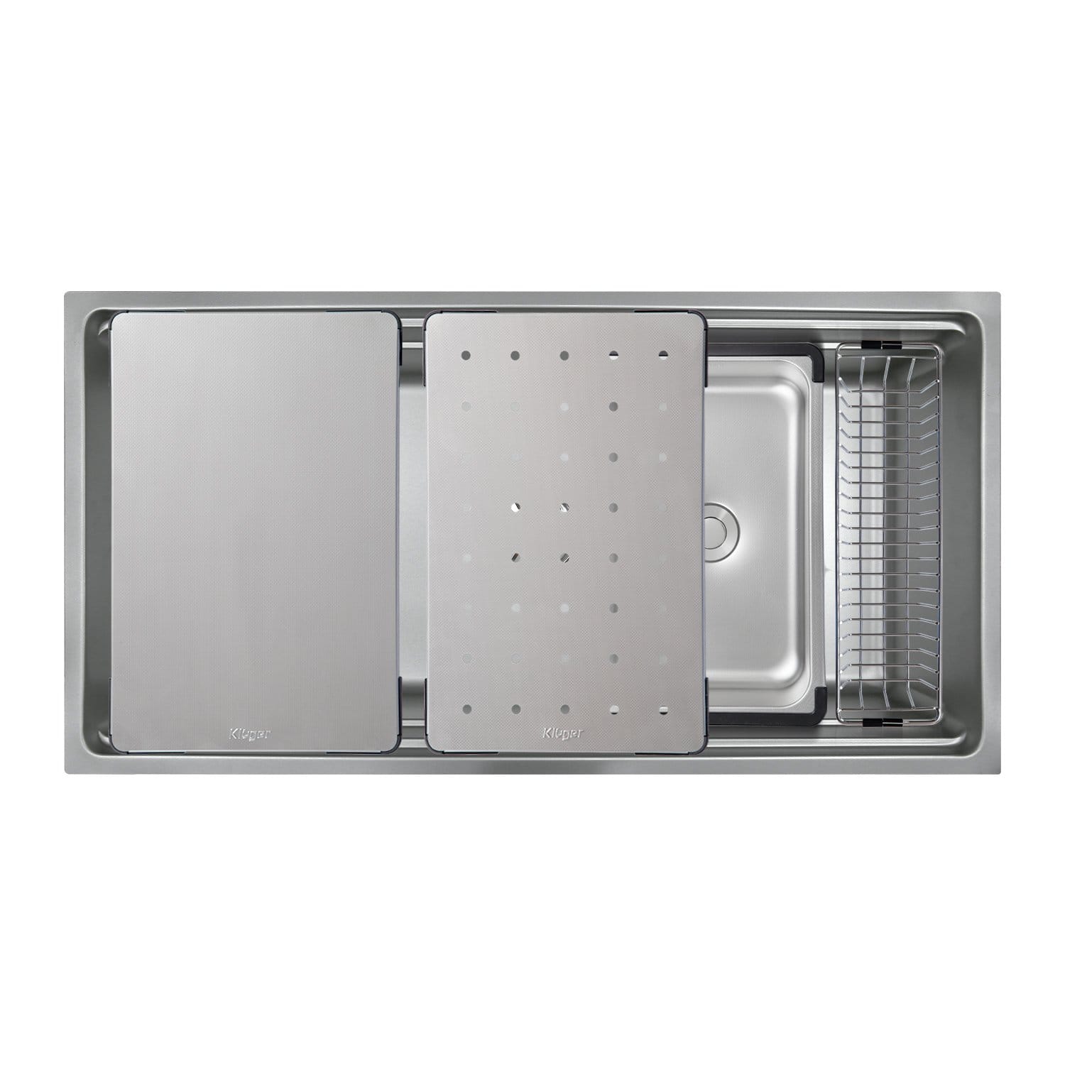 Chậu rửa bát Kluger KWU8161FS – S86 Plus- tặng vòi rút