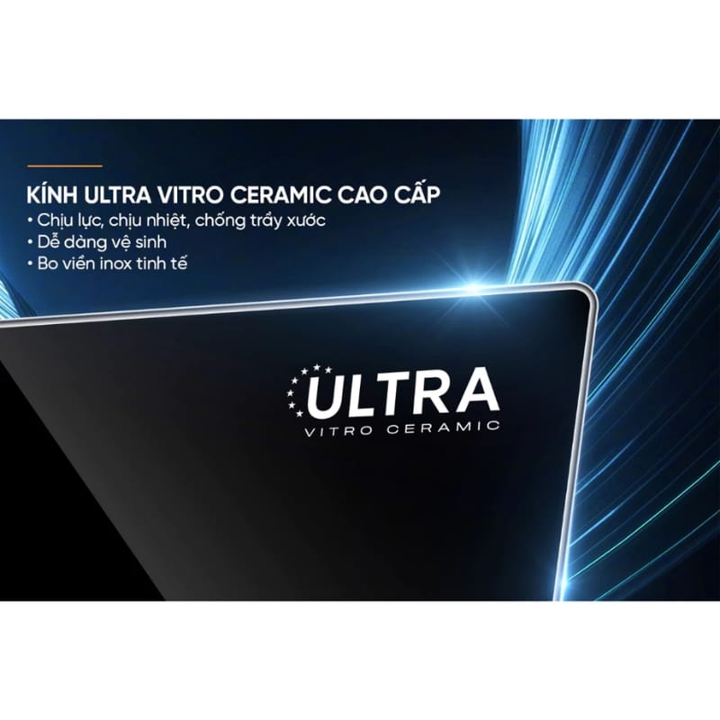 BẾP 2 TỪ SUNHOUSE SHB-588DI, Mặt kính Ultra Vitro Ceramic bảo hành toàn quốc - Ảnh 5
