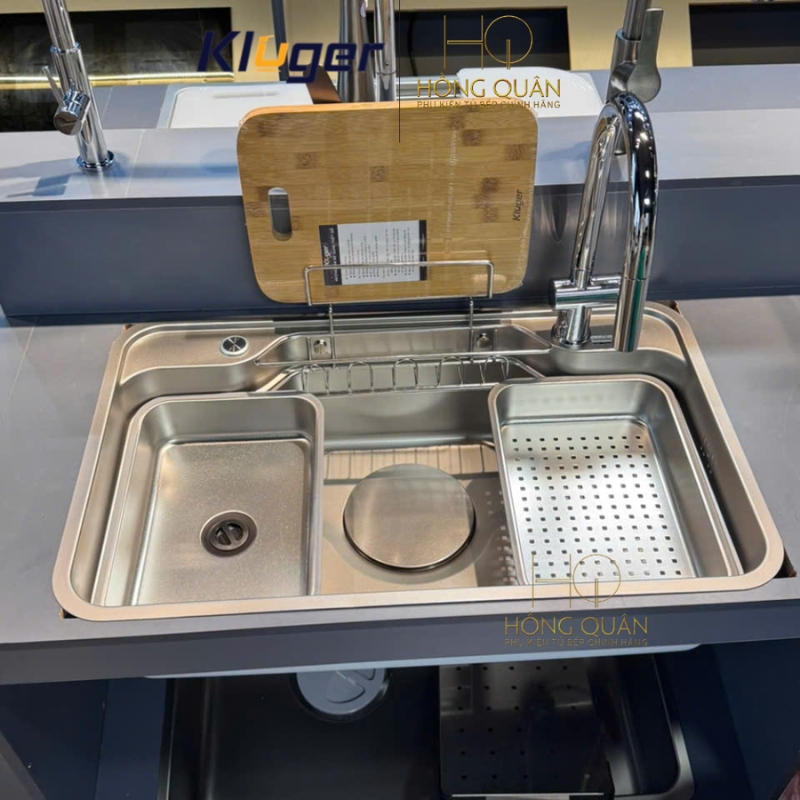 Chậu Rửa Bát Kluger KF7848FS – S78 Plus | Inox POSCO 304 Cao Cấp – Mẫu Bán Chạy Thuộc Dòng TAKA Series - Ảnh 3