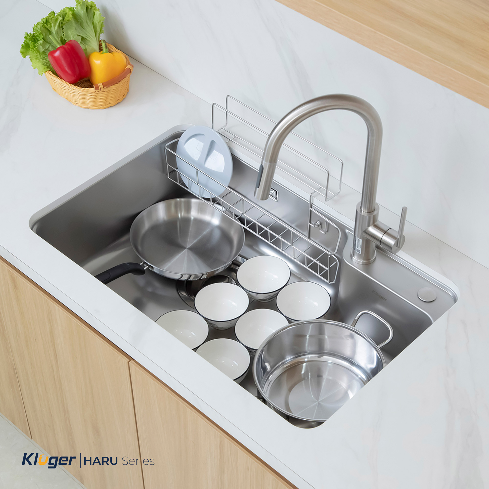 Chậu rửa bát Kluger KH8050SL Plus - giao hàng toàn quốc - Ảnh 5