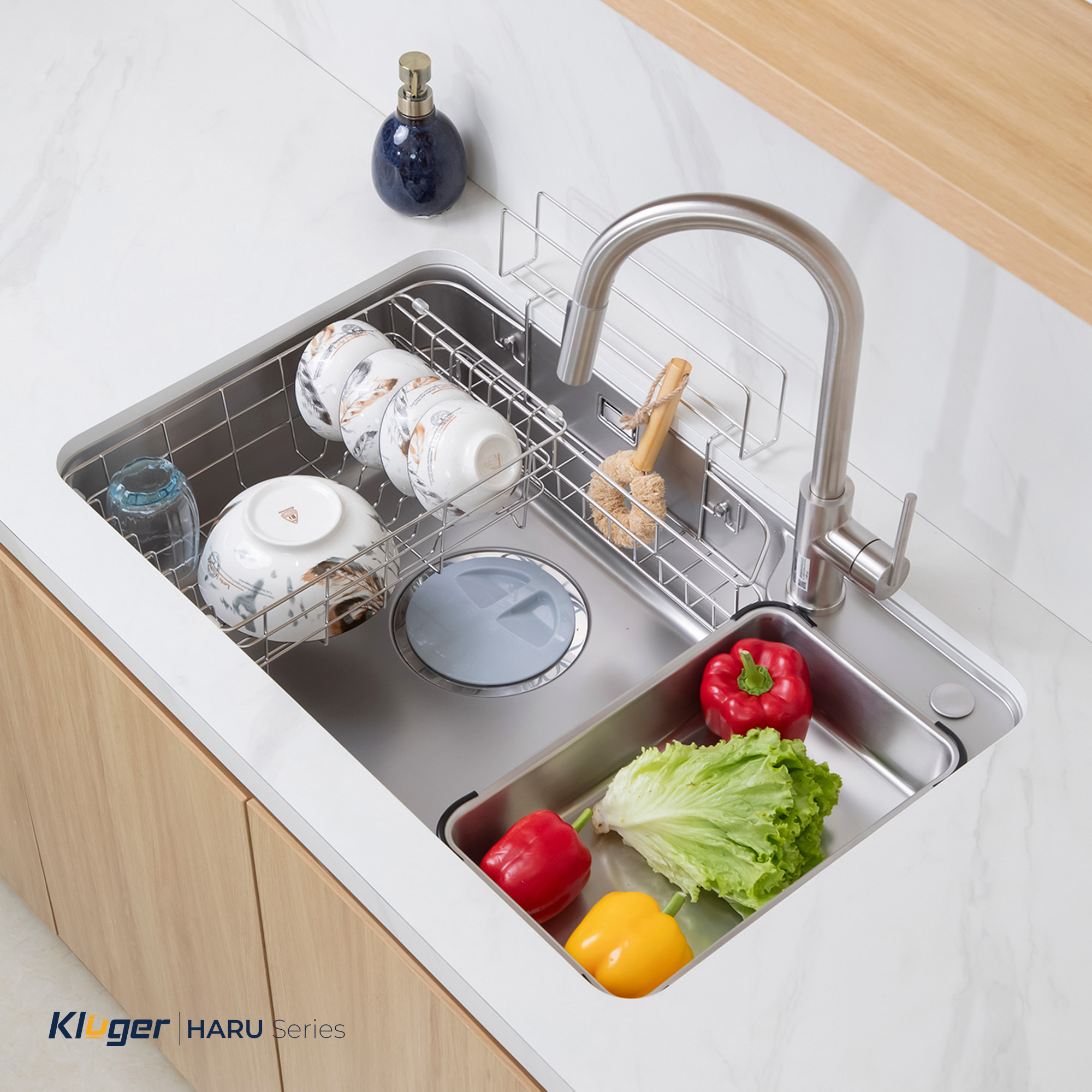 Chậu rửa bát Kluger KH8050SL Plus - giao hàng toàn quốc - Ảnh 2