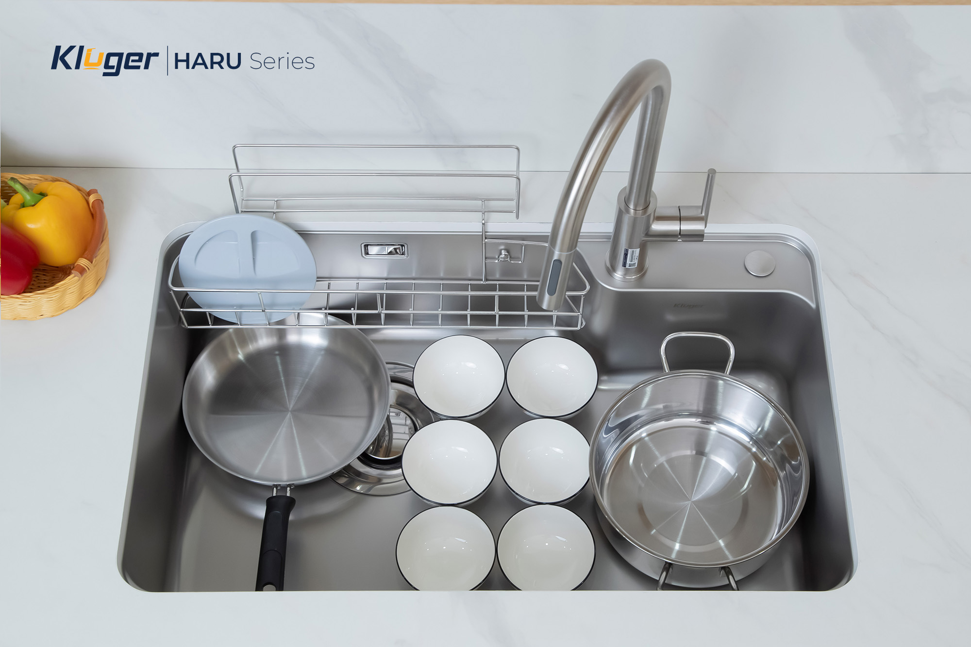 Chậu rửa bát Kluger KH8050SL Plus - giao hàng toàn quốc - Ảnh 3