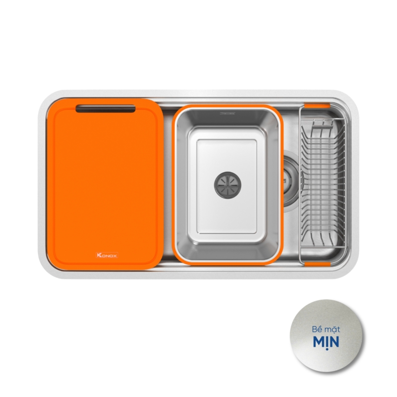 Chậu rửa bát phong cách Nhật chống xước Tari Smart 8047