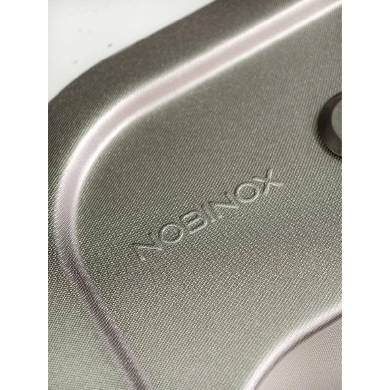 Chậu Rửa Bát 1 Hố NOBINOX ARVO B180 Inox 304 Cao Cấp | Chống Xước,Kèm Vòi Rút - Ảnh 4